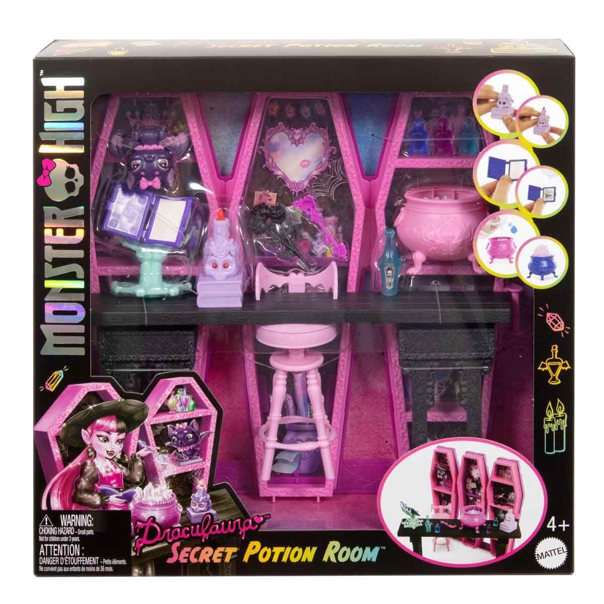 MONSTER HIGH DRACULAURANIN GIZLI IKSIRLER ODASI OYUN SETI JBF15 Diğer JBF15