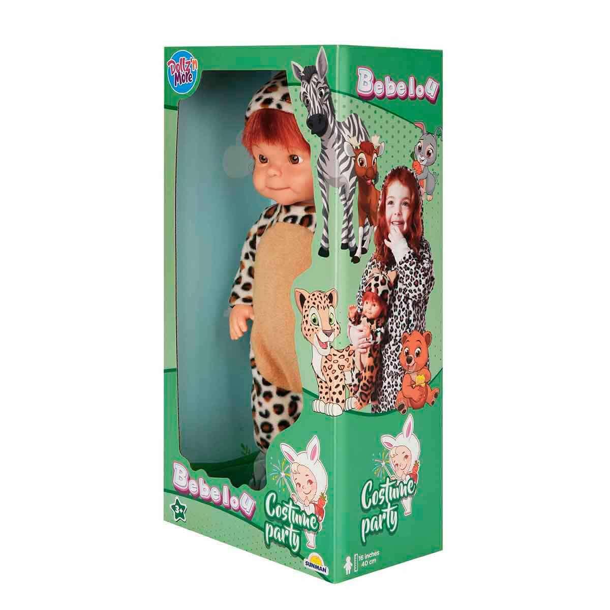 BEBELOU HAYVAN KOSTUMLU 40 CM KAPLAN BEBEK Diğer S00040041 K