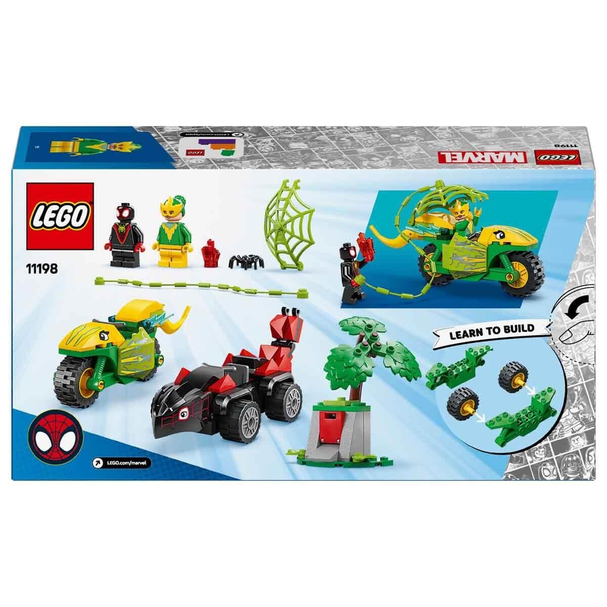 LEGO MARVEL SPIDEY VE INANILMAZ ARKADASLARI SPIN VE ELECTRO DINOZOR ARACI TAKIBI 11198 Diğer LSS11198