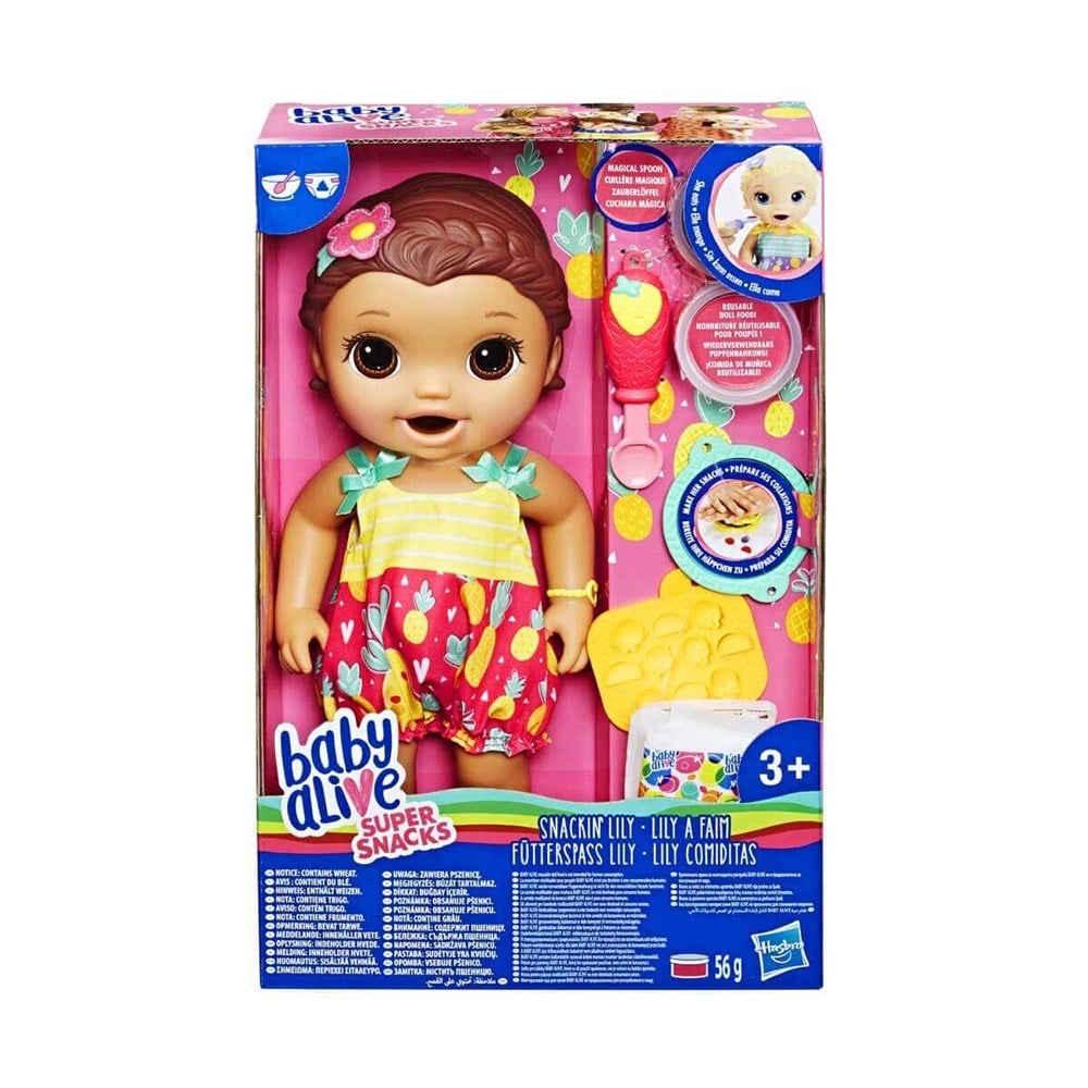 Baby Alive Lily ile Mama Eğlencesi Kumral E5842 Baby Alive E5842