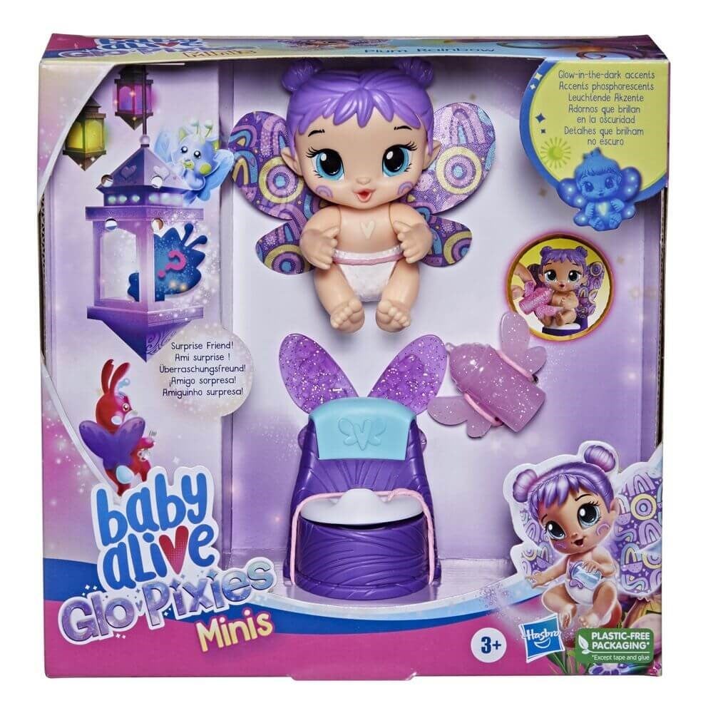 Baby Alive GloPixies Minik Peri Bebek Rainbow F2596 Baby Alive F2596