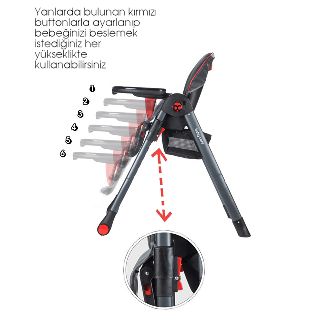 Babycare Multiflex Mama Sandalyesi Siyah Babycare BYB MS01 S