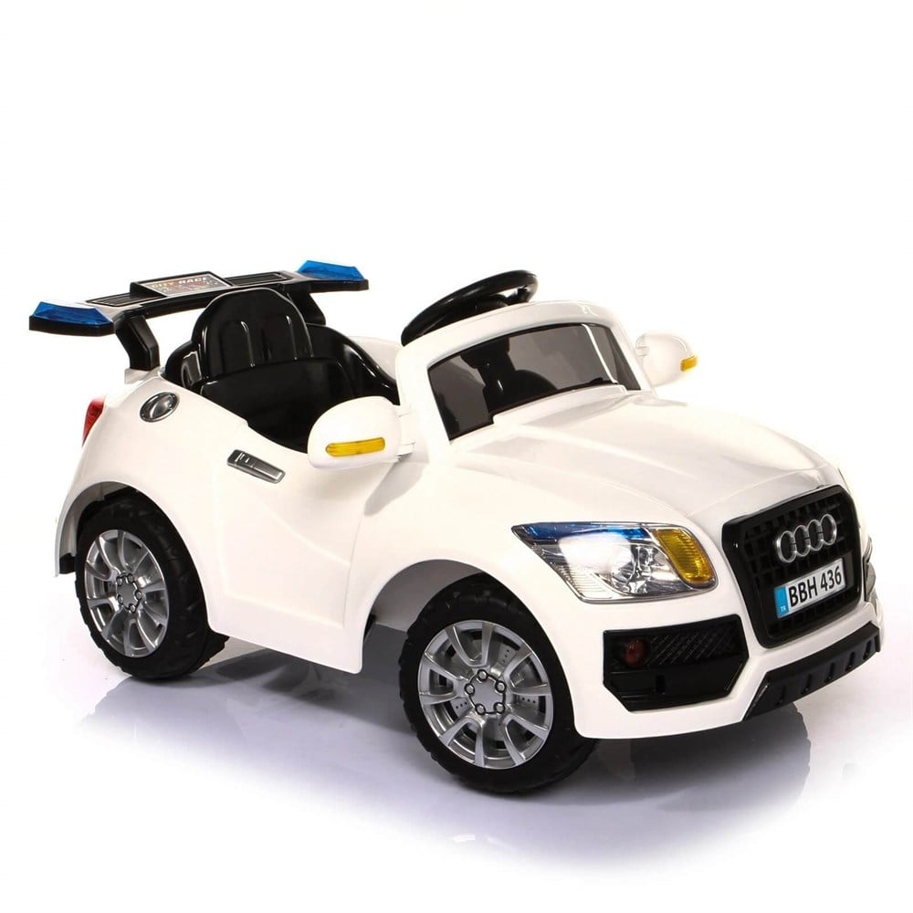 Babyhope E-Drive-5 12 Volt Akülü Uzaktan Kumandalı Araba Beyaz Babyhope BYB EQSV436 B