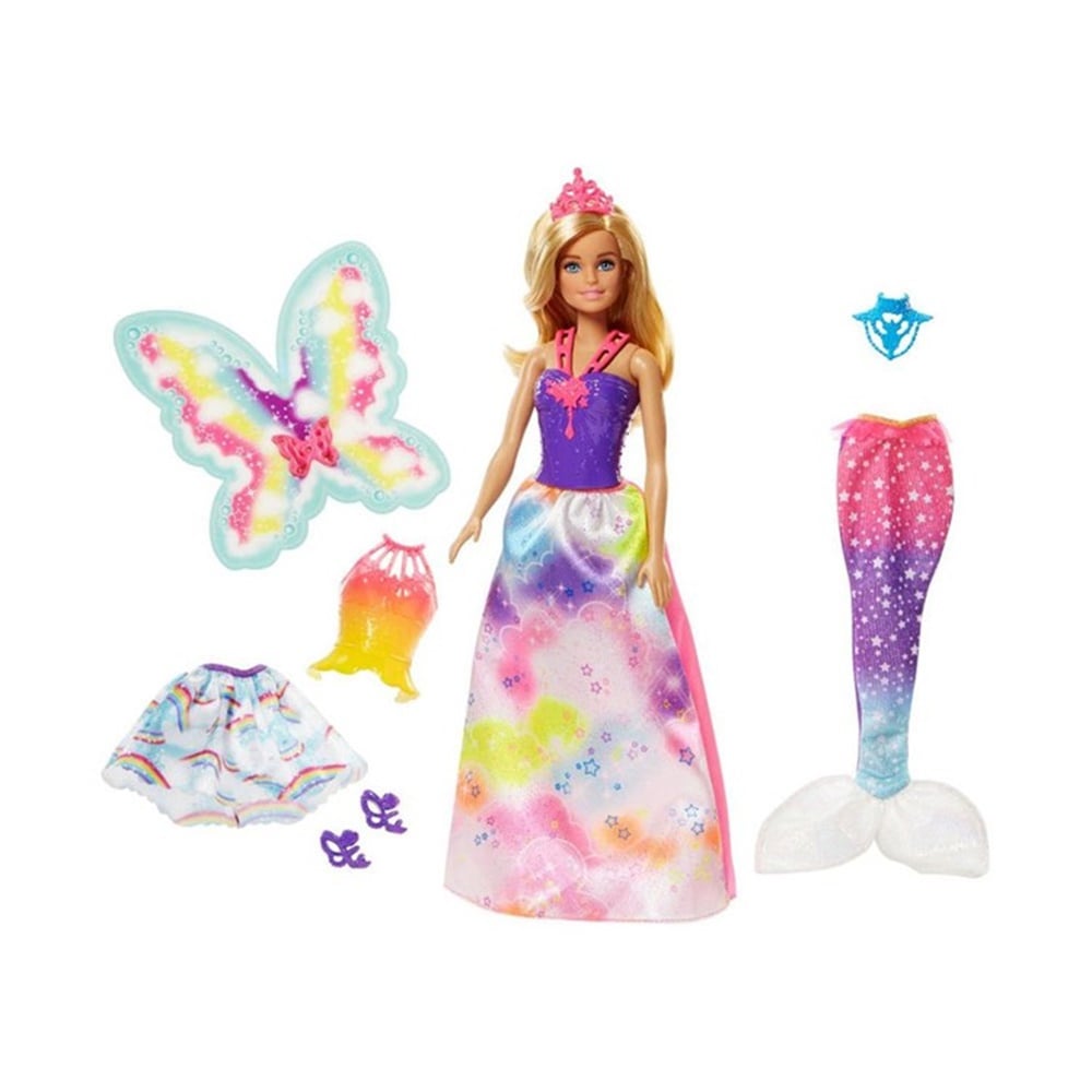 Barbie Dreamtopia Dönüşen Prenses Barbie FJD08