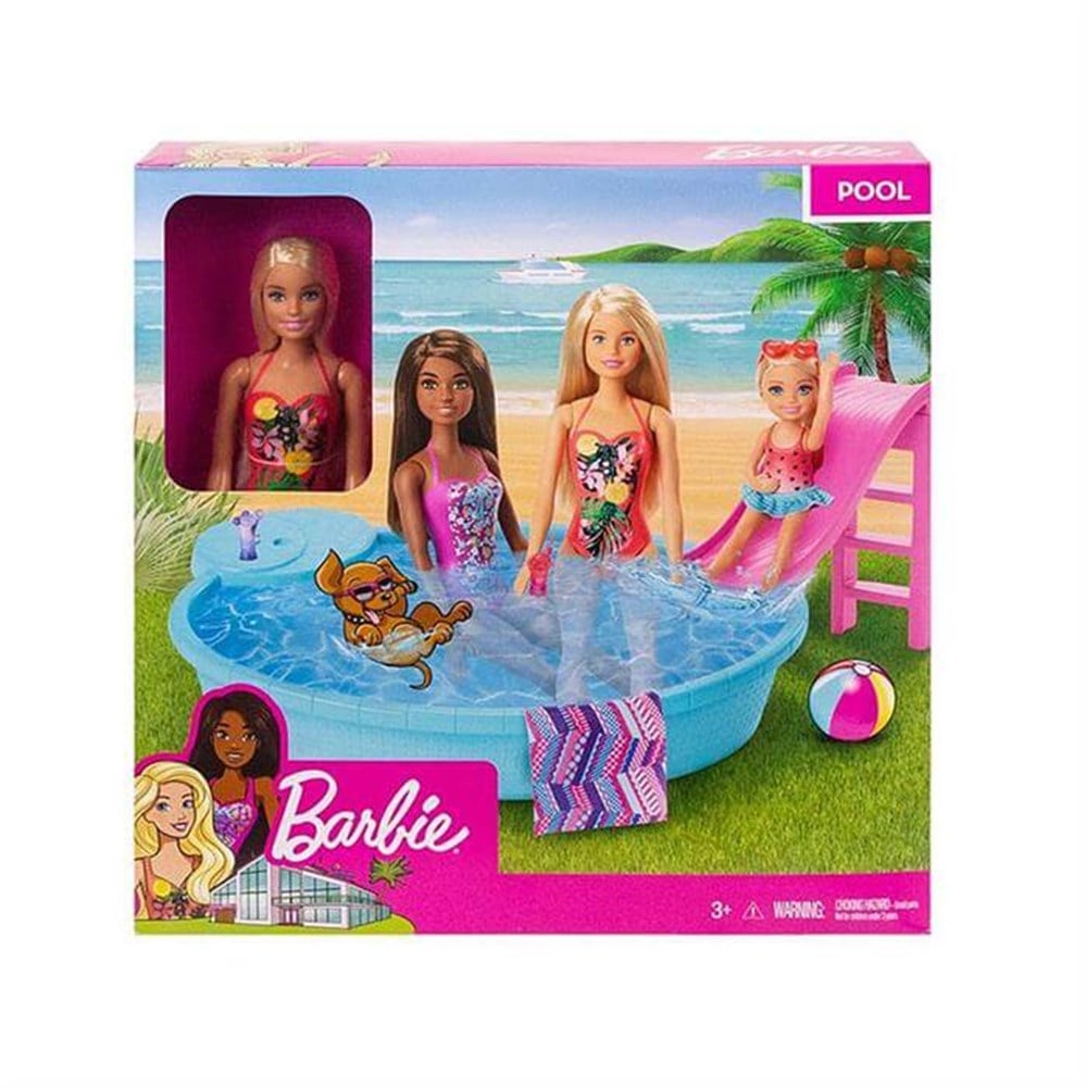 Barbie Ve Eğlenceli Havuzu GHL91 Barbie GHL91
