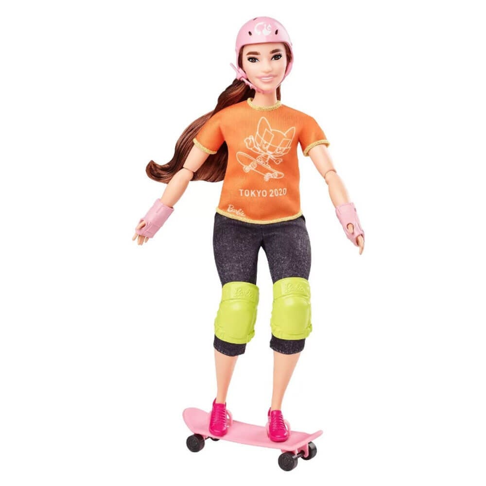 Barbie Olimpiyat Bebekler Kaykaycı GJL73-GJL78 Barbie GJL78