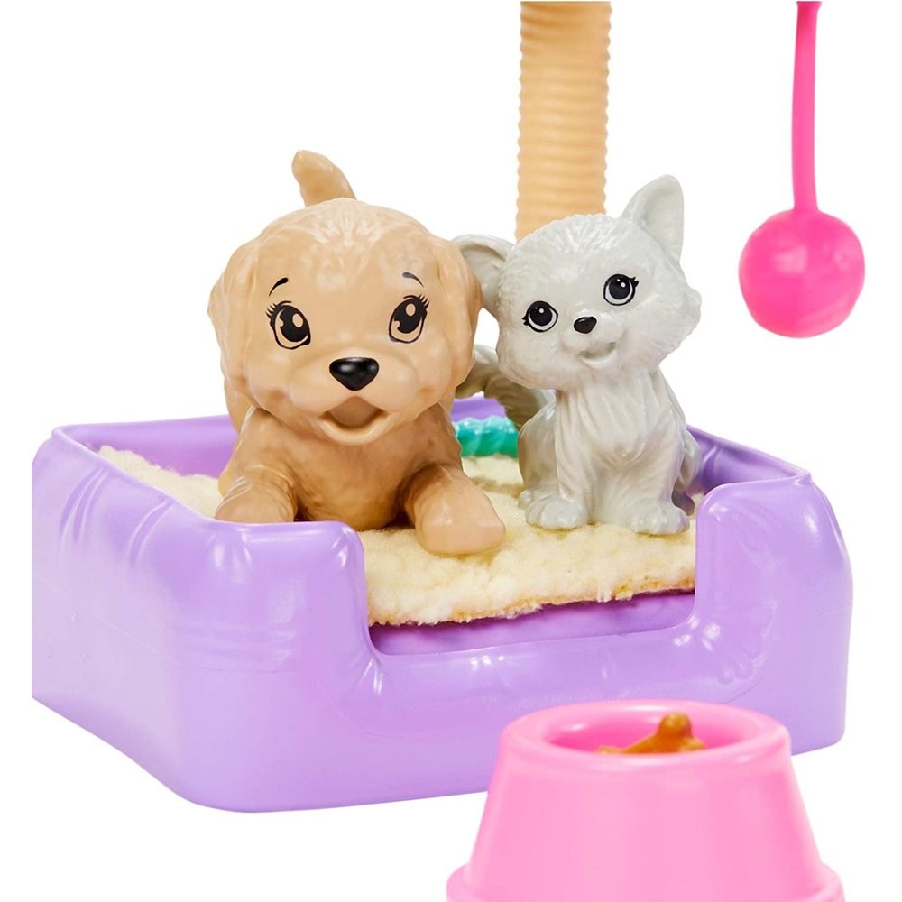 Barbie Ev Aksesuarları Paketleri Köpek Temalı GRG56-GRG59 Barbie GRG59