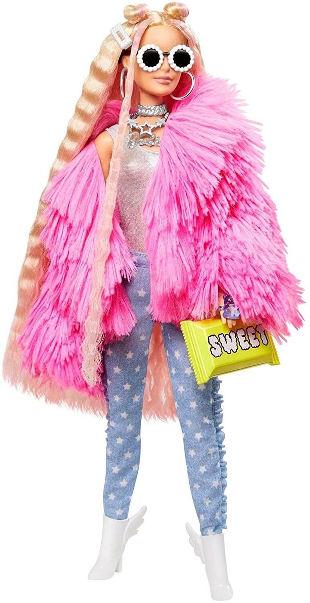 Barbie Extra - Pembe Ceketli Bebek GRN28 Barbie GRN28