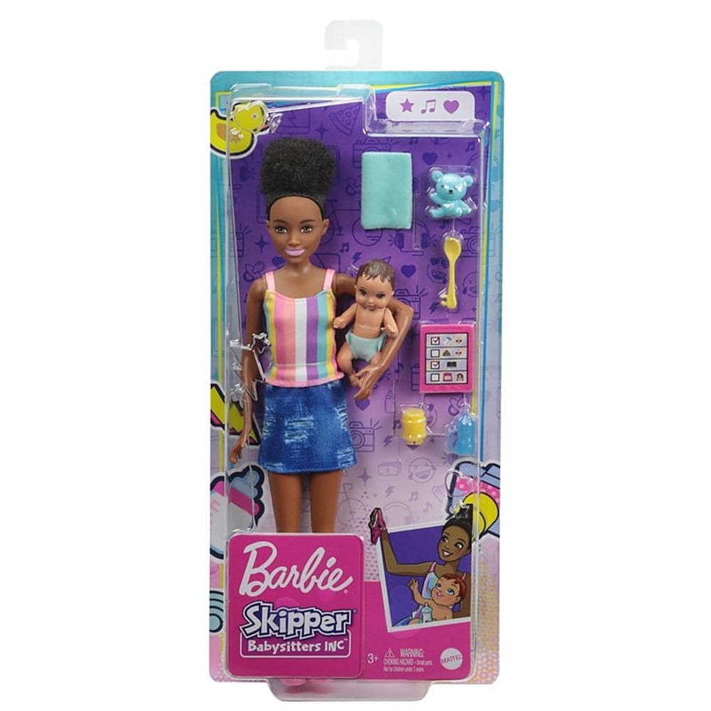 Barbie Bebek Bakıcısı Skipper Bebek Serisi GRP10-GRP12 Barbie GRP12