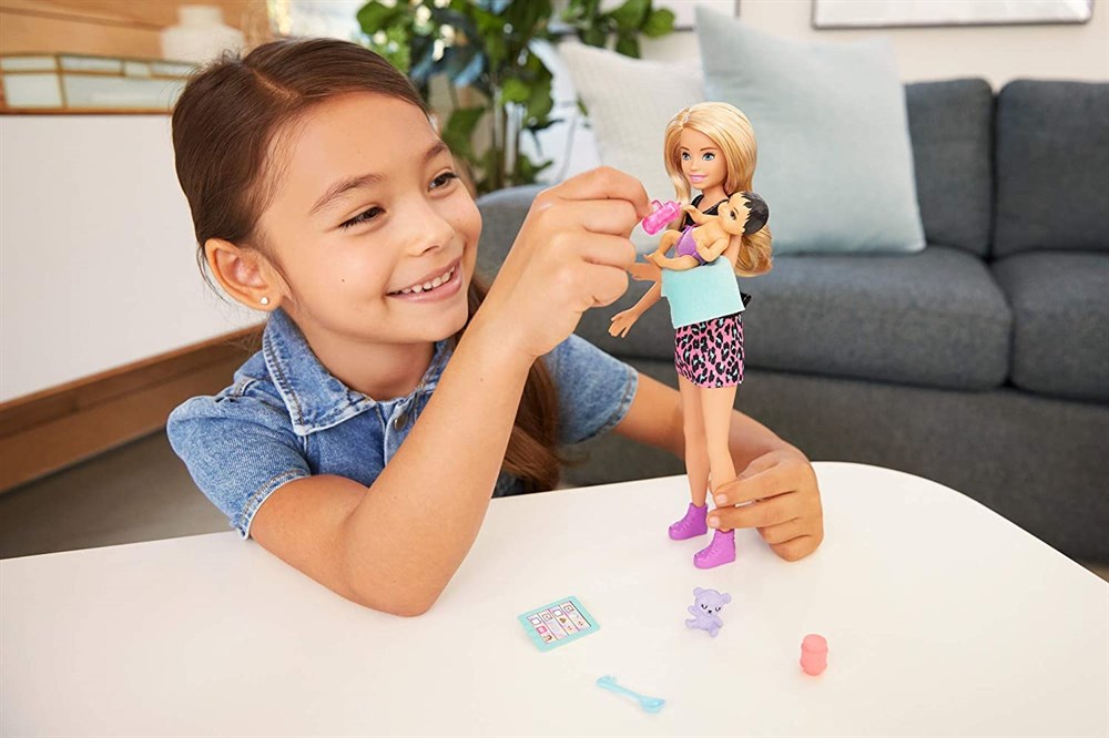Barbie Bebek Bakıcısı Skipper Bebek Serisi GRP10-GRP13 Barbie GRP13