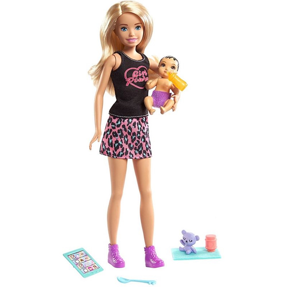 Barbie Bebek Bakıcısı Skipper Bebek Serisi GRP10-GRP13 Barbie GRP13