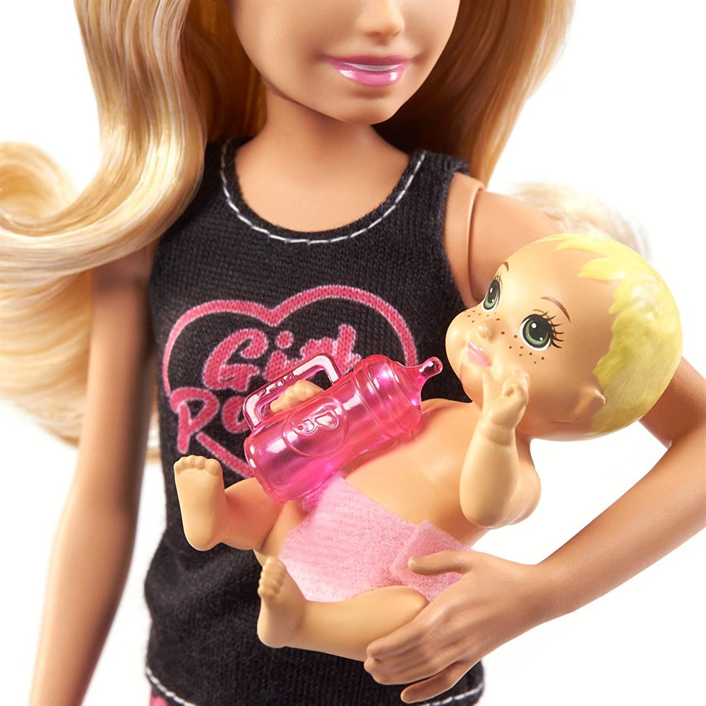 Barbie Bebek Bakıcısı Skipper Bebek Serisi GRP10-GRP13 Barbie GRP13