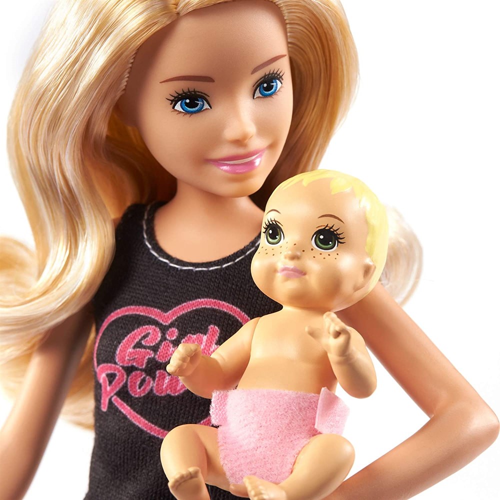 Barbie Bebek Bakıcısı Skipper Bebek Serisi GRP10-GRP13 Barbie GRP13