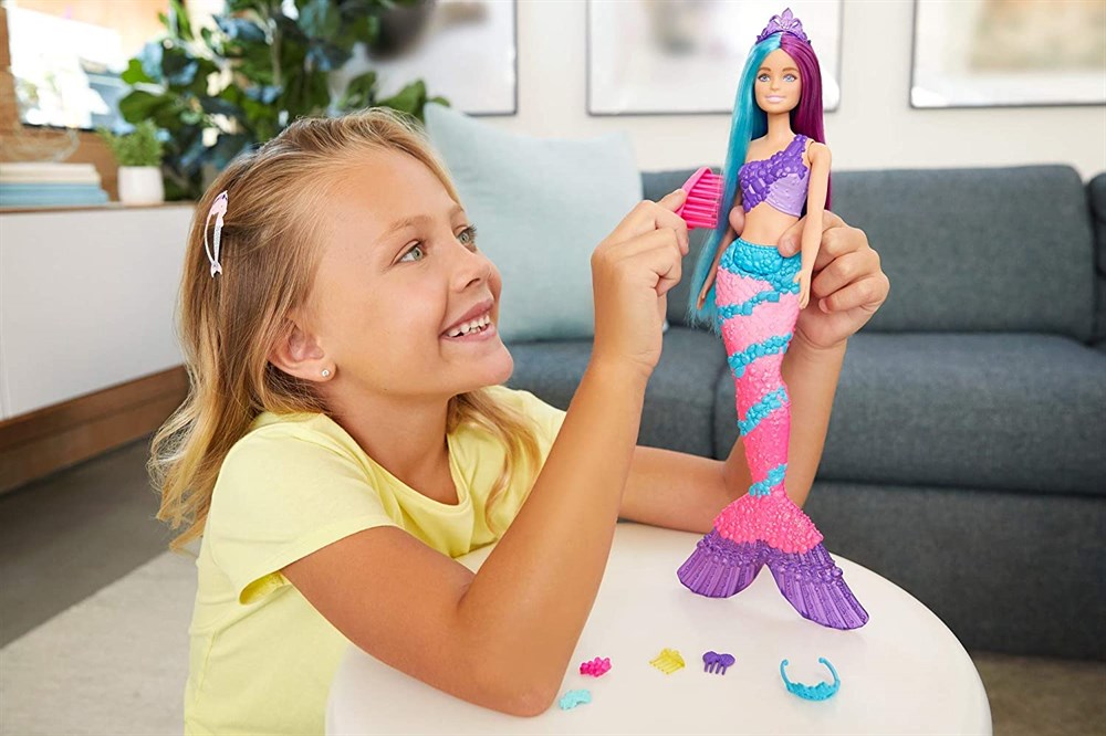 Barbie Dreamtopia Uzun Saçlı Denizkızı Bebek GTF37-GTF39 Barbie GTF39