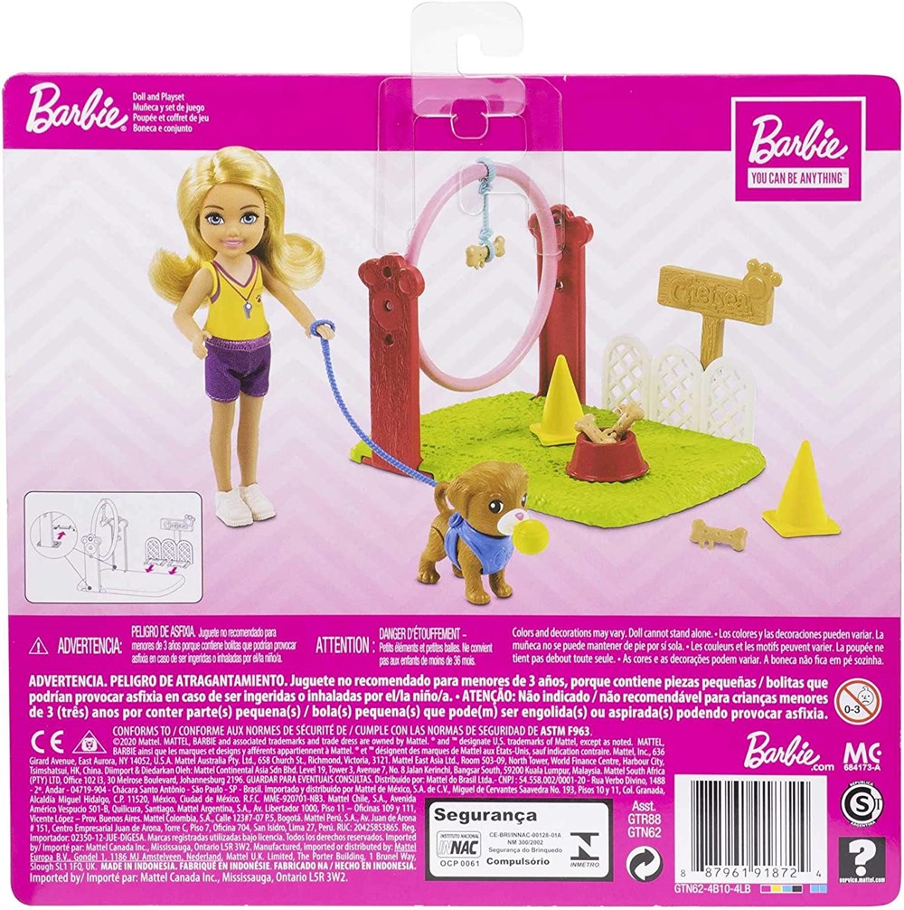Barbie Chelsea Meslekleri Öğreniyor Bebek ve Oyun Setleri Gtr88-Gtn62 Barbie GTN62