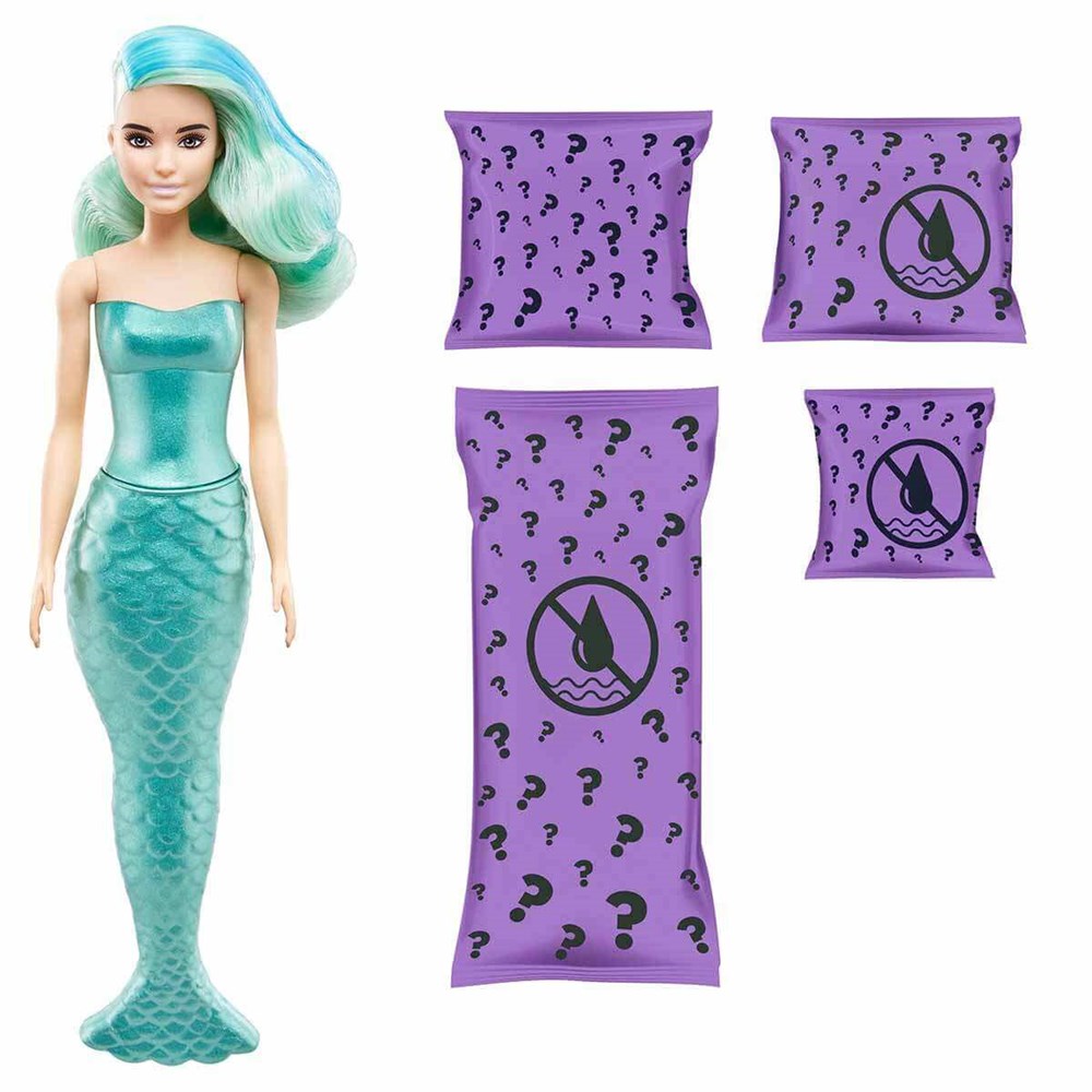 Barbie Color Reveal Renk Değiştiren Sürpriz Bebekler Gtp43 Barbie GTP43