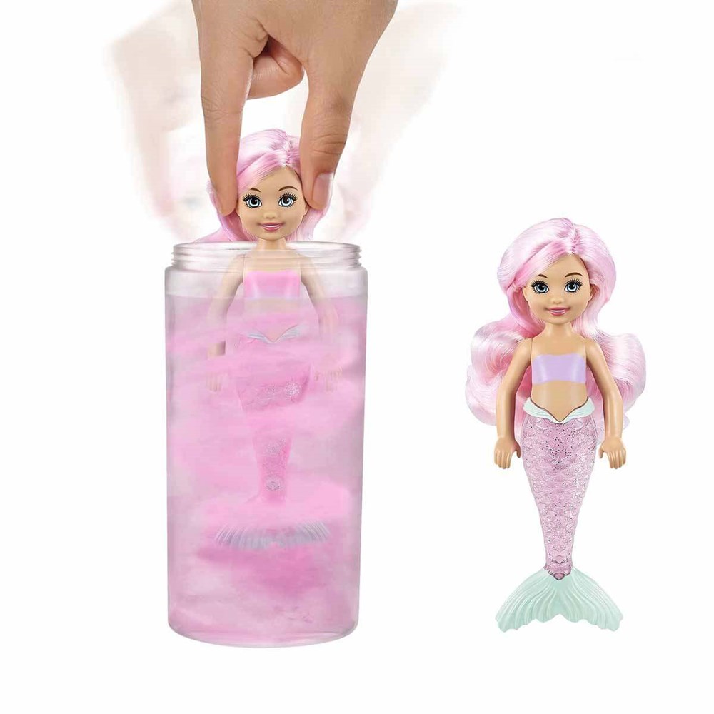 Barbie Color Reveal Renk Değiştiren Sürpriz Chelsea Bebekler GTP53 Barbie GTP53