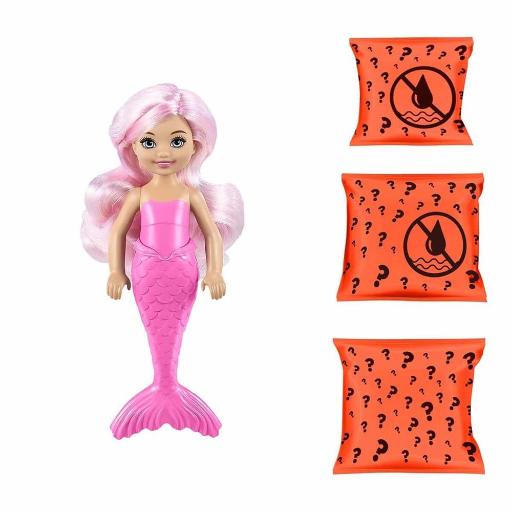 Barbie Color Reveal Renk Değiştiren Sürpriz Chelsea Bebekler GTP53 Barbie GTP53