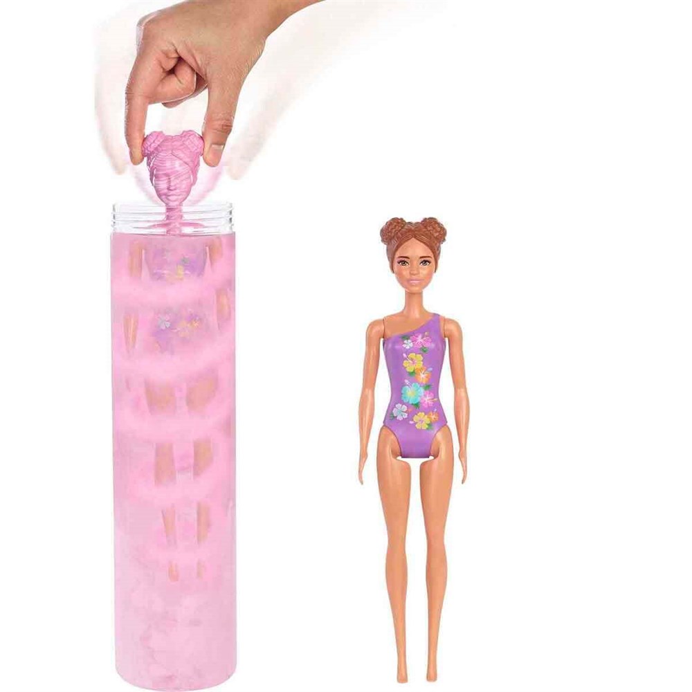 Barbie Color Reveal Renk Değiştiren Sürpriz Barbie Kum ve Güneş S3 GWC57 Barbie GWC57