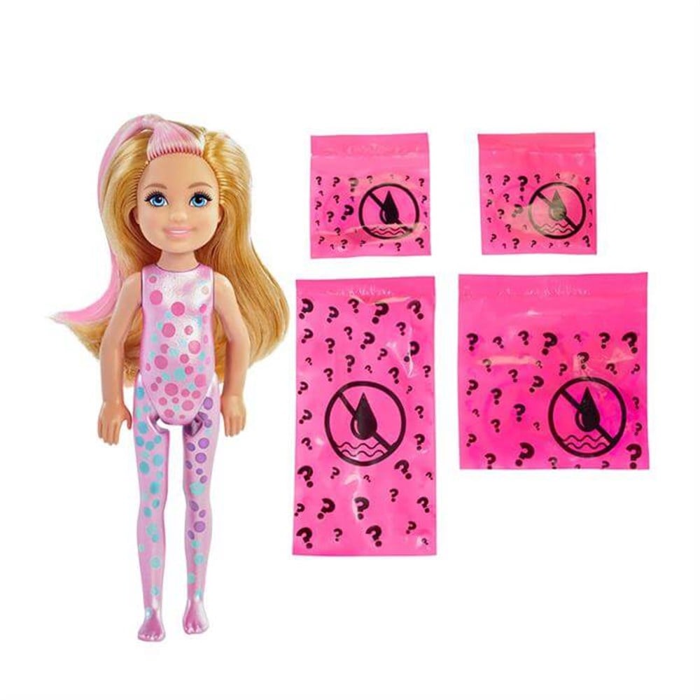 Barbie Color Reveal Sürpriz Chelsea Parti Serisi Seri 4 GWC62 Barbie GWC62