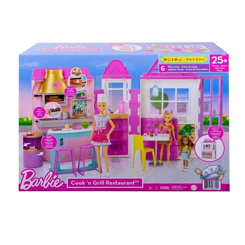 Barbie'nin Muhteşem Restoranı Oyun Seti GXY72  Barbie GXY72