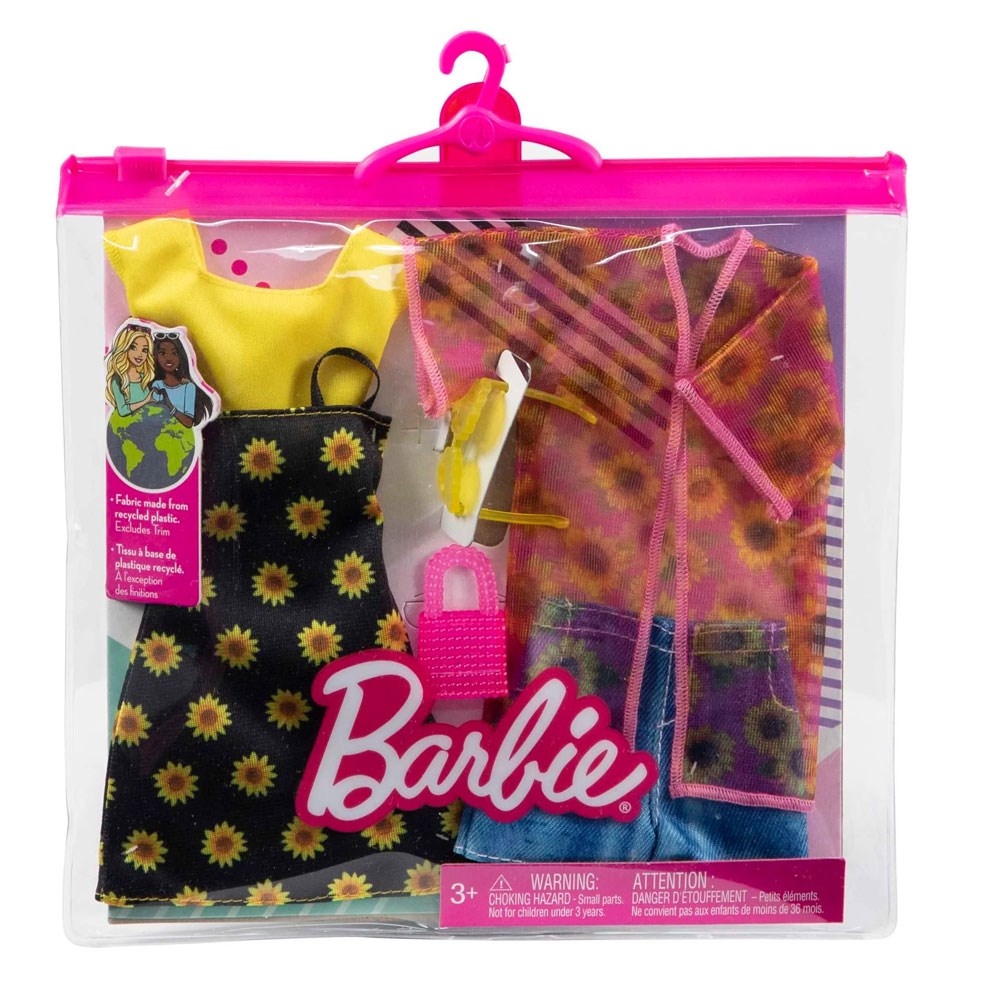 Barbie'nin Kıyafet Koleksiyonu 2'li Paketler GWF04-HBV71 Barbie HBV71