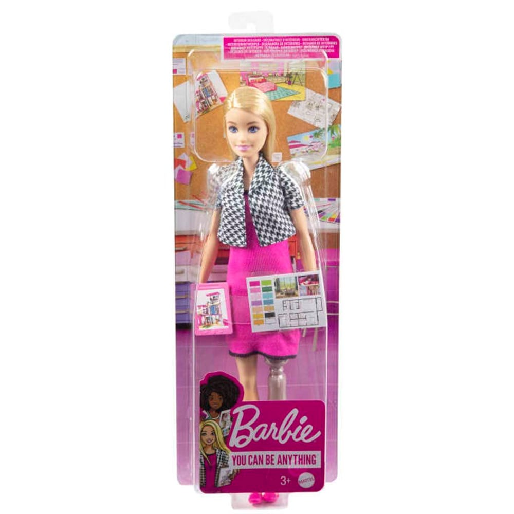 Barbie Kariyer Bebekleri İç Mimar DVF50-HCN12 Barbie HCN12