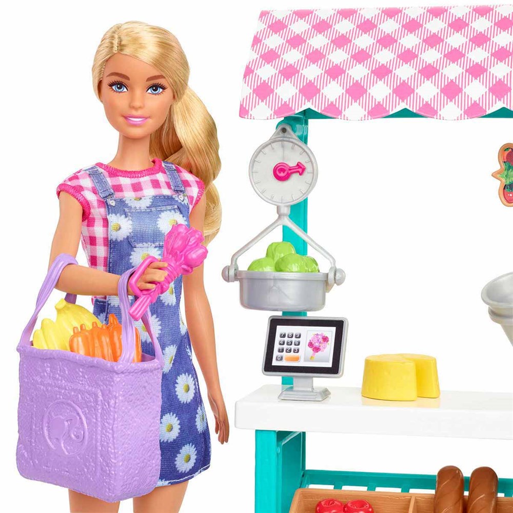 Barbie Çiftçi Pazarı Oyun Seti HCN22 Barbie HCN22