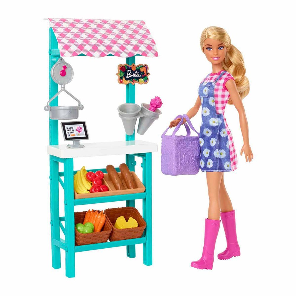 Barbie Çiftçi Pazarı Oyun Seti HCN22 Barbie HCN22