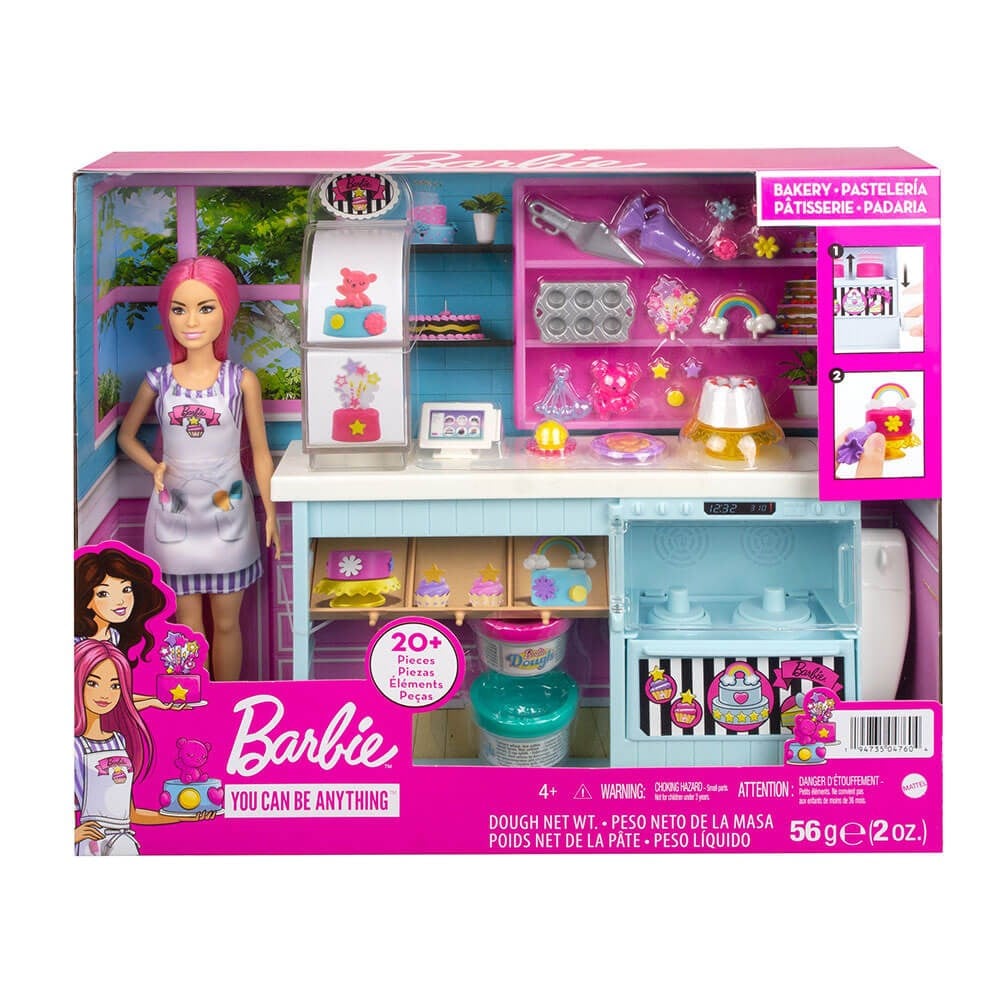 Barbie'nin Pasta Dükkanı Oyun Seti HGB73 Barbie HGB73