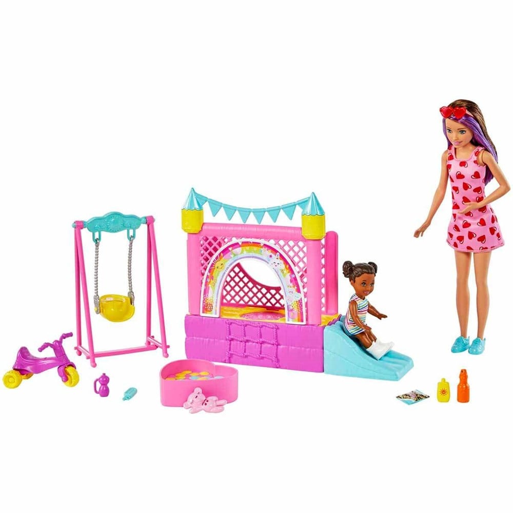 Barbie Bebek Bakıcısı Skipper Oyun Evi Seti HHB67 Barbie HHB67
