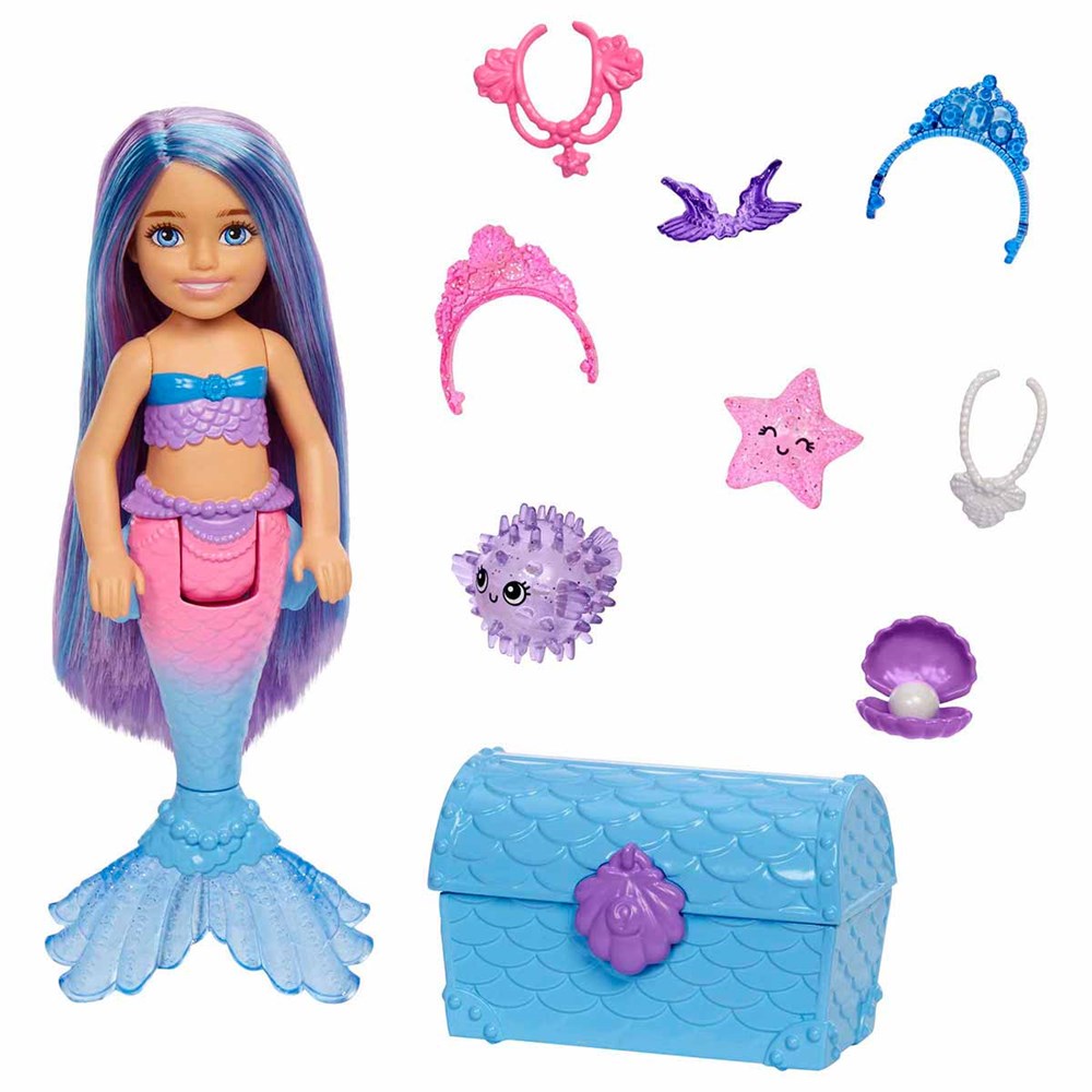 Barbie Chelsea Deniz Kızı Bebeği HHG57 Barbie HHG57