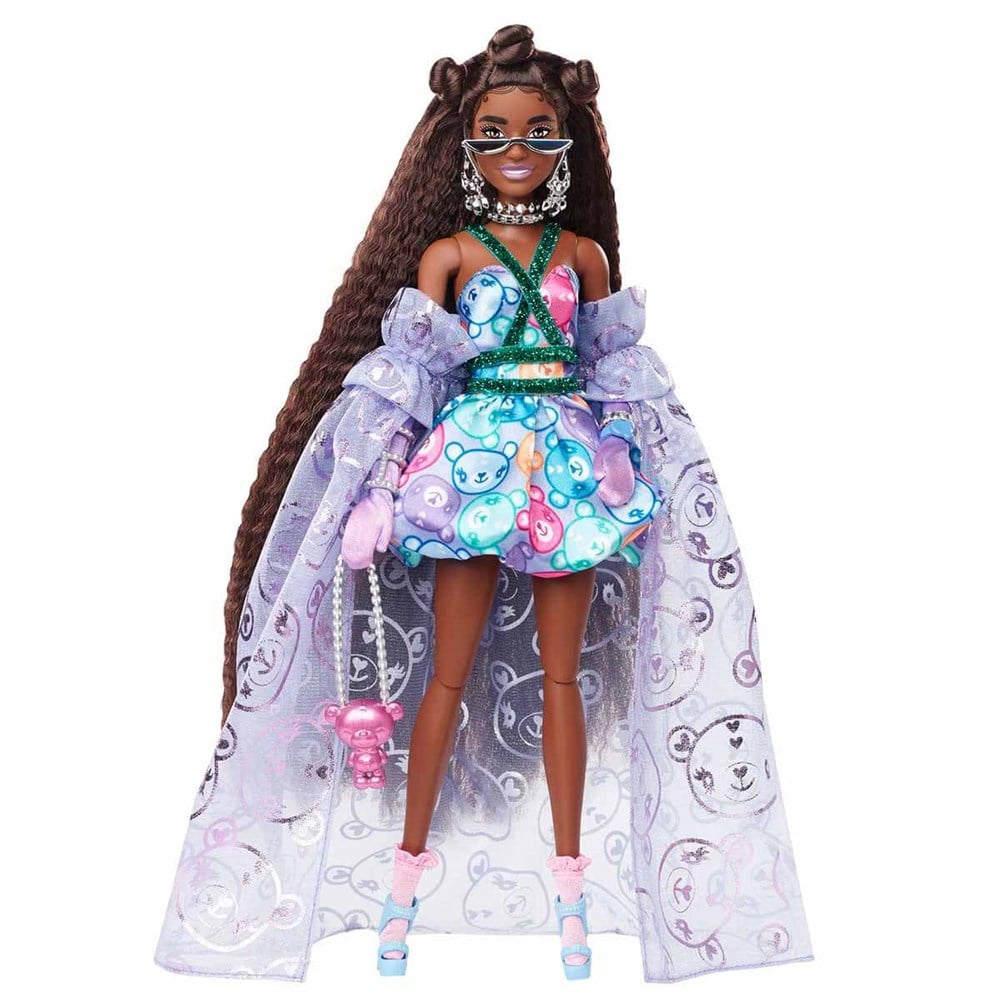 Barbie Extra Fancy Mor Kostümlü Bebek HHN13 Barbie HHN13