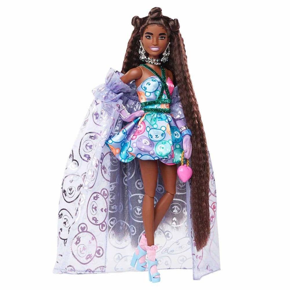 Barbie Extra Fancy Mor Kostümlü Bebek HHN13 Barbie HHN13