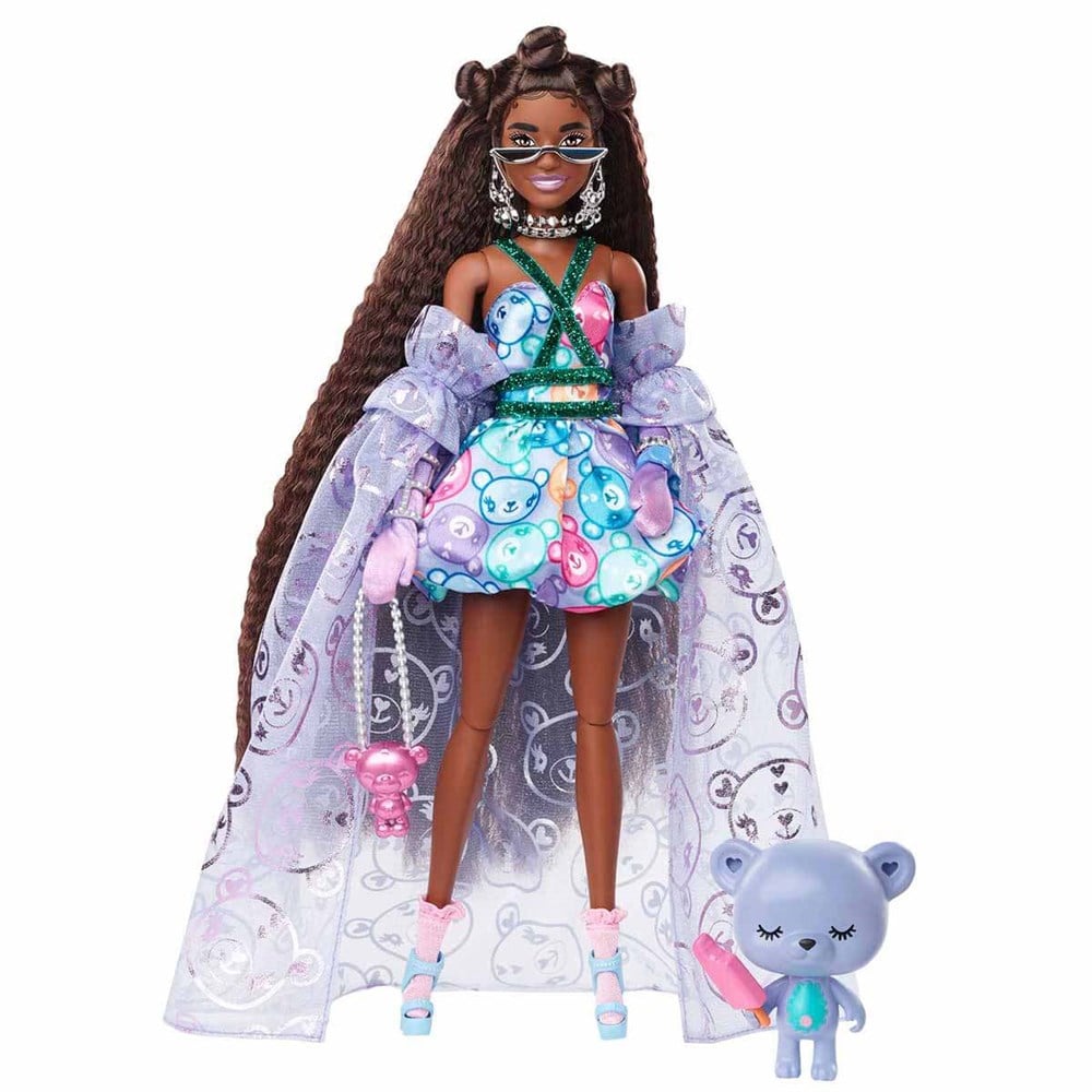 Barbie Extra Fancy Mor Kostümlü Bebek HHN13 Barbie HHN13