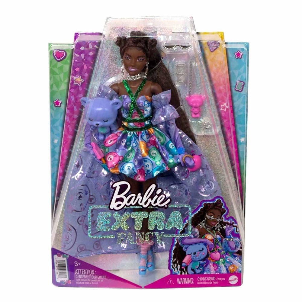 Barbie Extra Fancy Mor Kostümlü Bebek HHN13 Barbie HHN13