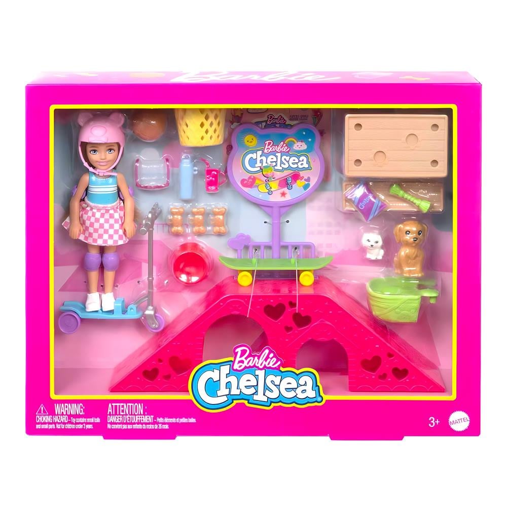 Barbie Chelsea Kaykay Parkı HJY35 Barbie HJY35