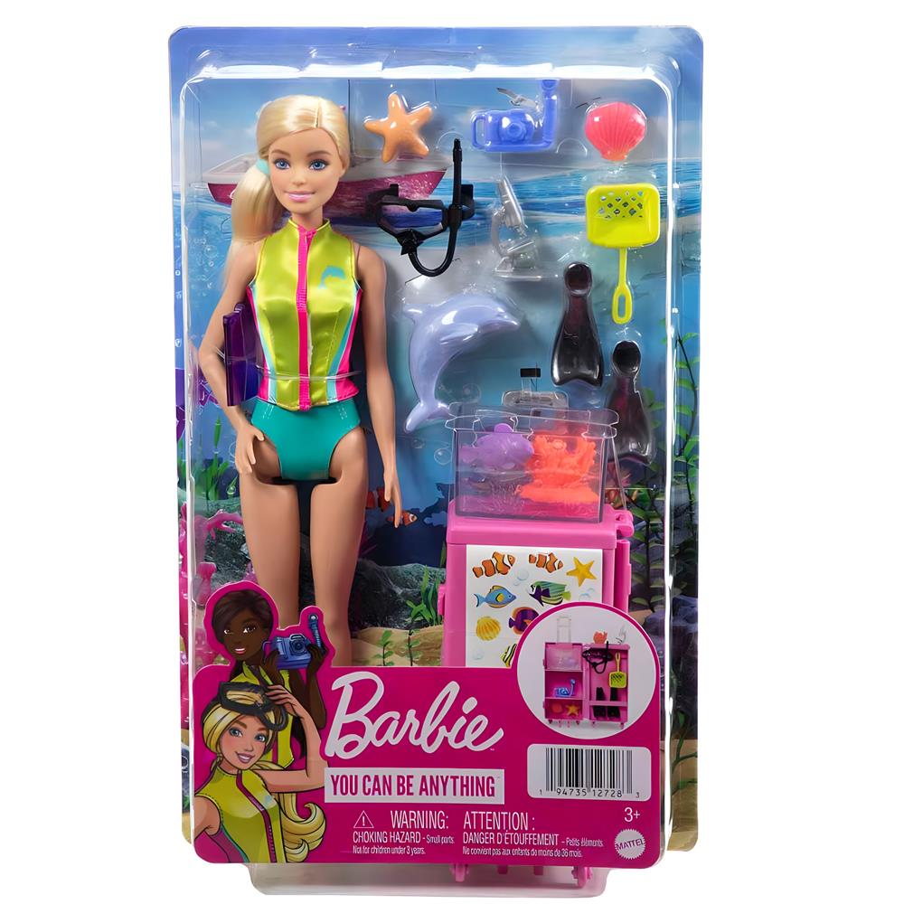 Barbie Deniz Biyoloğu Oyun Seti HMH26 Barbie HMH26