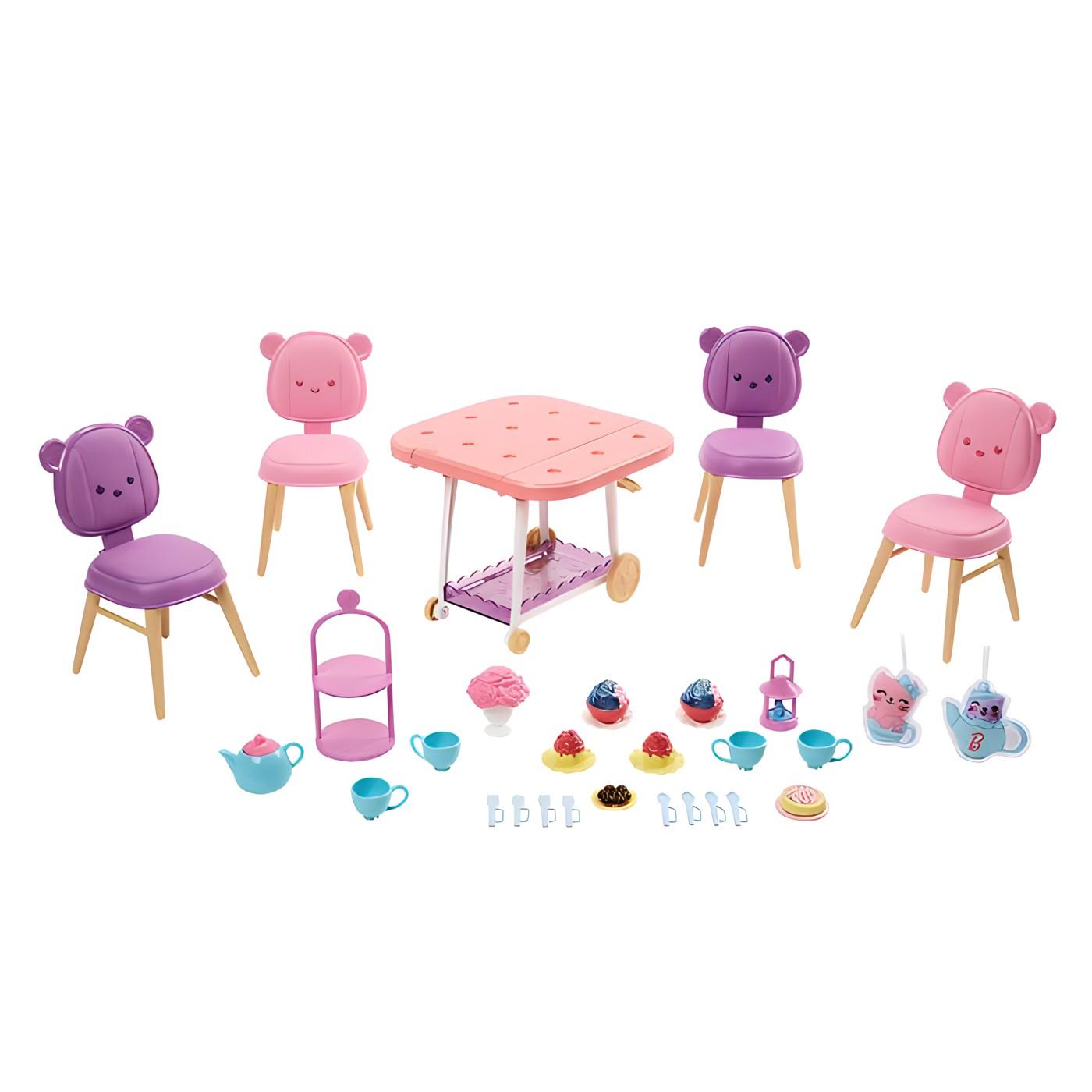 My First Barbie İlk Barbie Bebeğim Çay Partisi Oyun Seti HMM65 Barbie HMM65