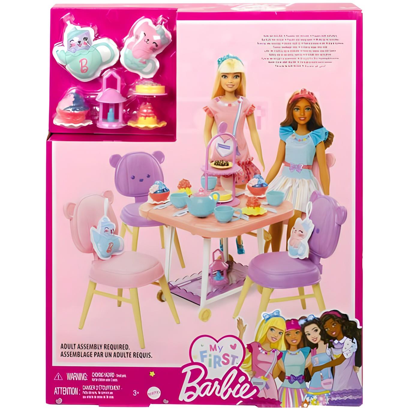 My First Barbie İlk Barbie Bebeğim Çay Partisi Oyun Seti HMM65 Barbie HMM65