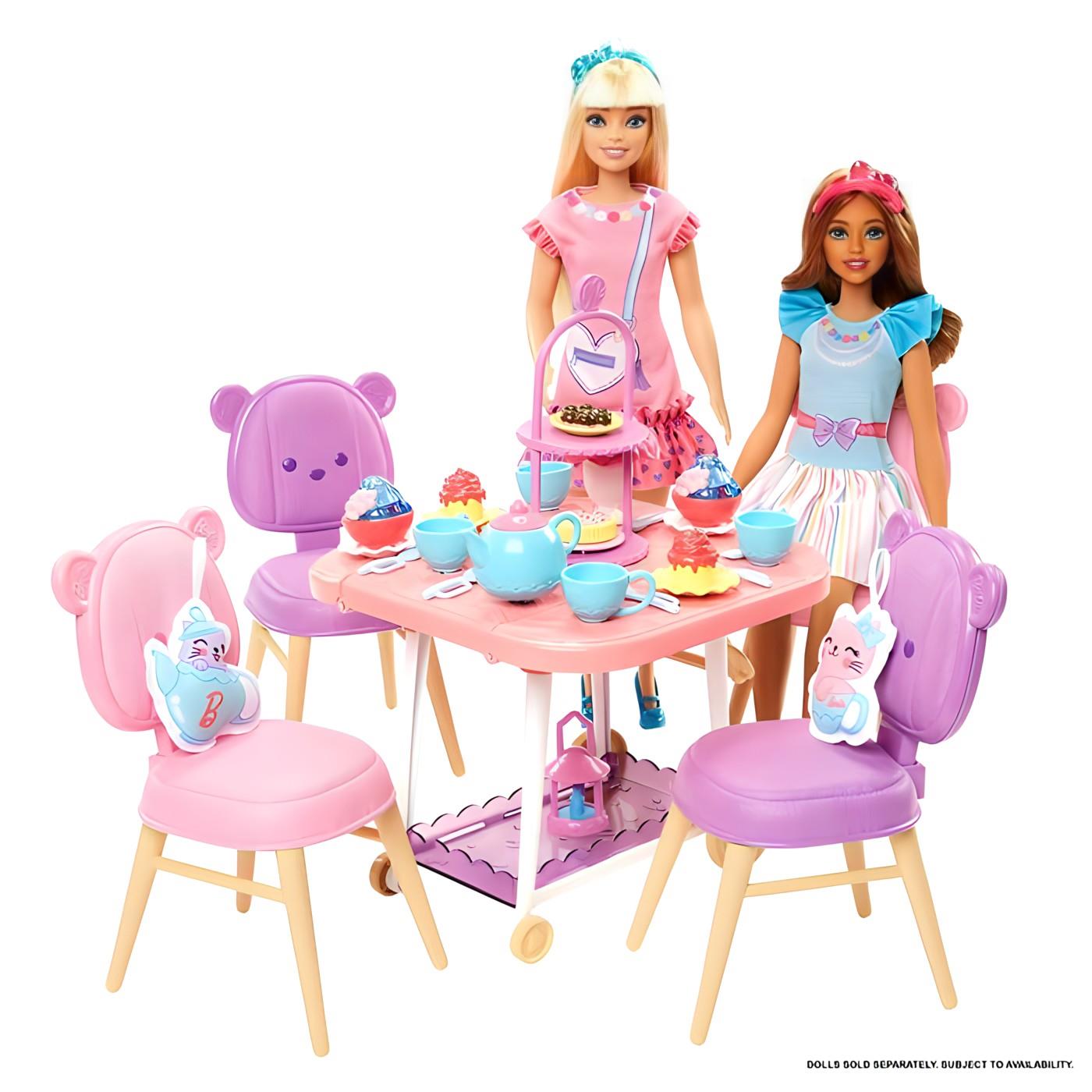 My First Barbie İlk Barbie Bebeğim Çay Partisi Oyun Seti HMM65 Barbie HMM65
