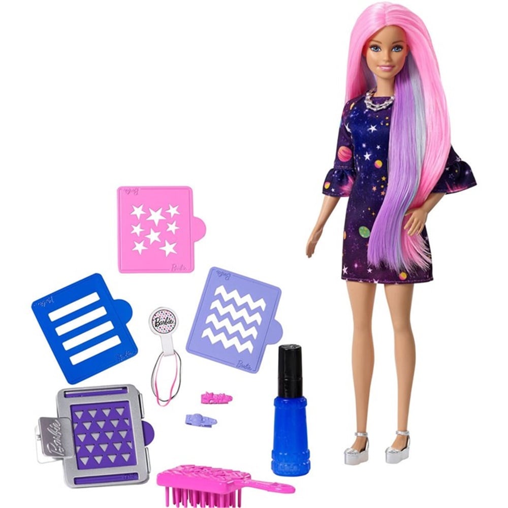 Barbie Renk Partisi Saçlar FHX00