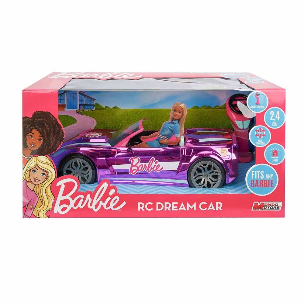 Barbie'nin Uzaktan Kumandalı Rüya Arabası 42 Cm Barbie S01063619