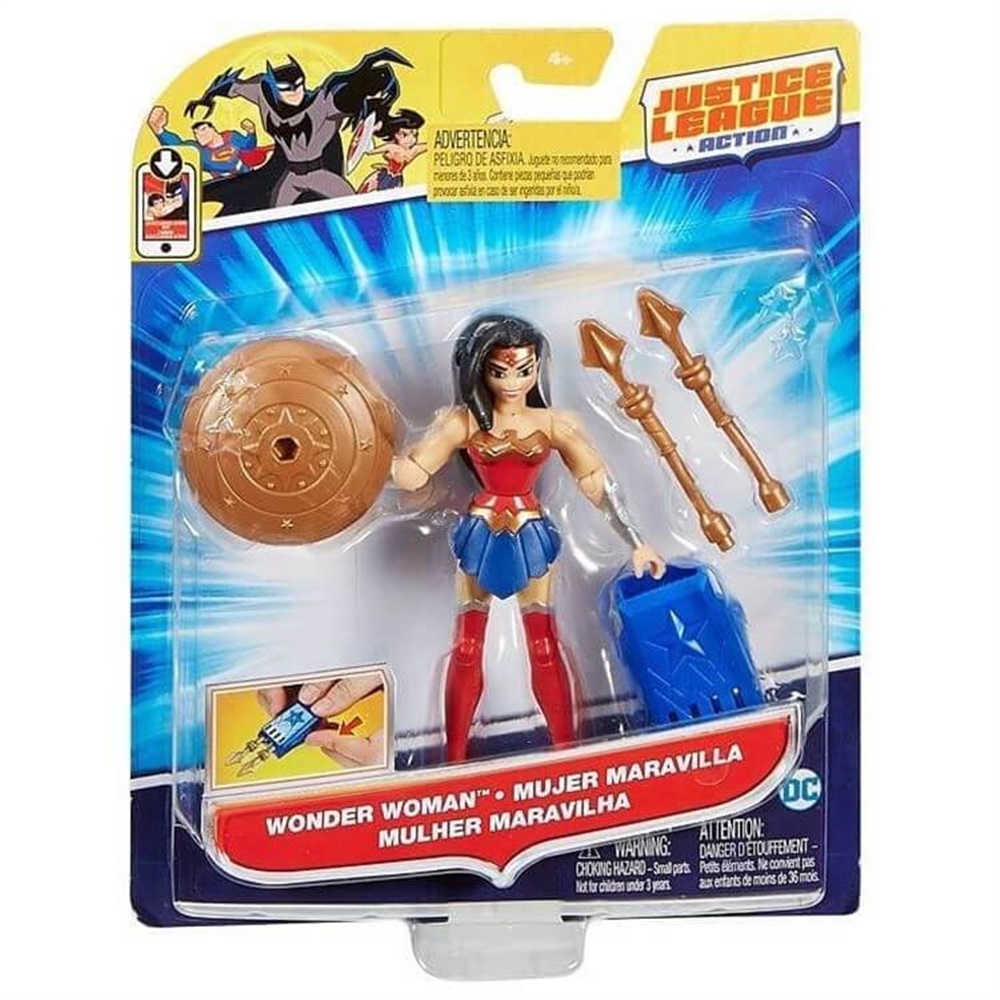 Justice League 12 Cm Aksiyon Figürleri Wonder Woman FGP21-FGP24 Batman FGP24