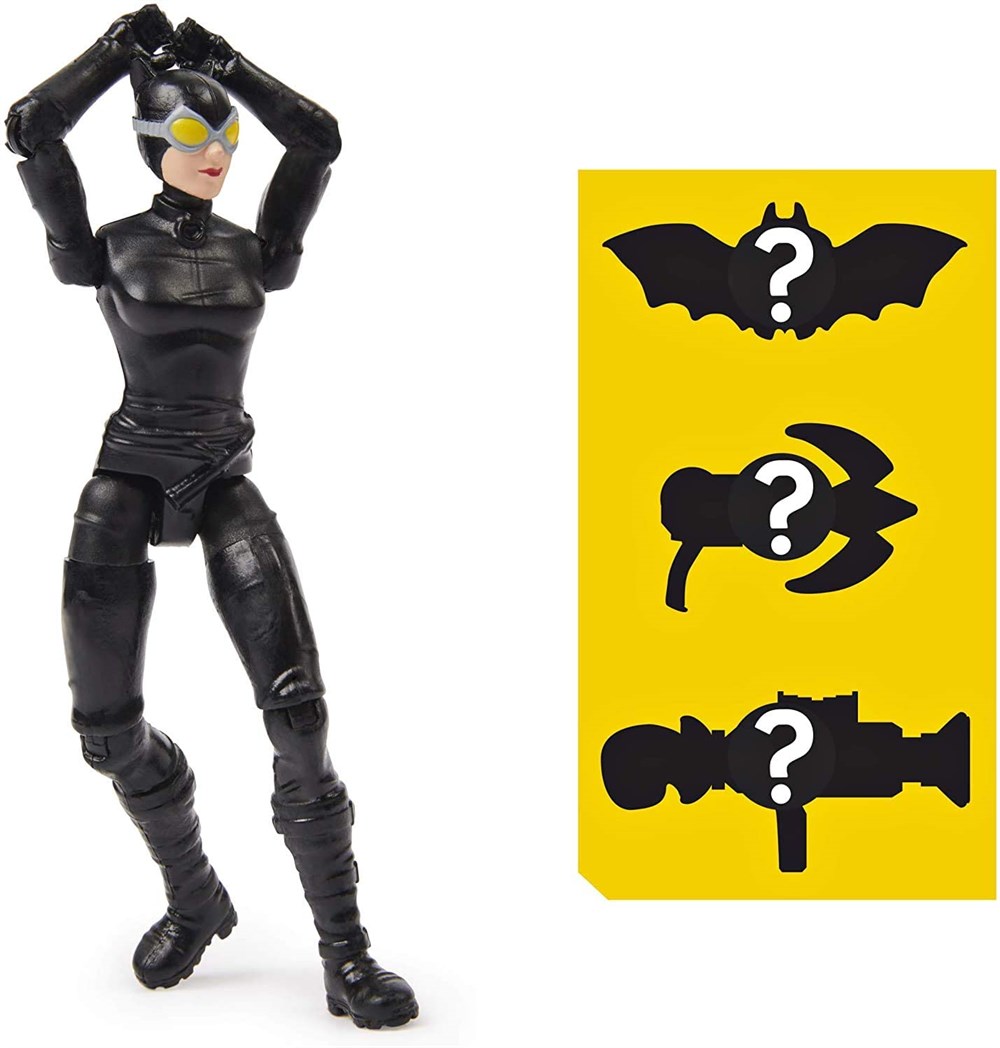 Batman Figür Sürpriz Aksesuarlı 10 Cm Catwoman 20125781 Batman SPIN 20125781