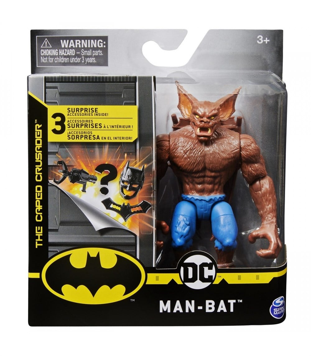 Batman Figür Sürpriz Aksesuarlı 10 Cm Manbat 20125784 Batman SPIN 20125784