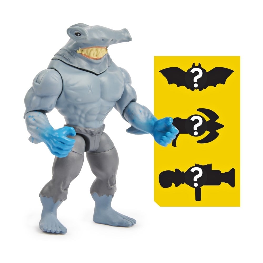 Batman Figür Sürpriz Aksesuarlı 10 Cm King Shark Figür 20125792 Batman SPIN 20125792
