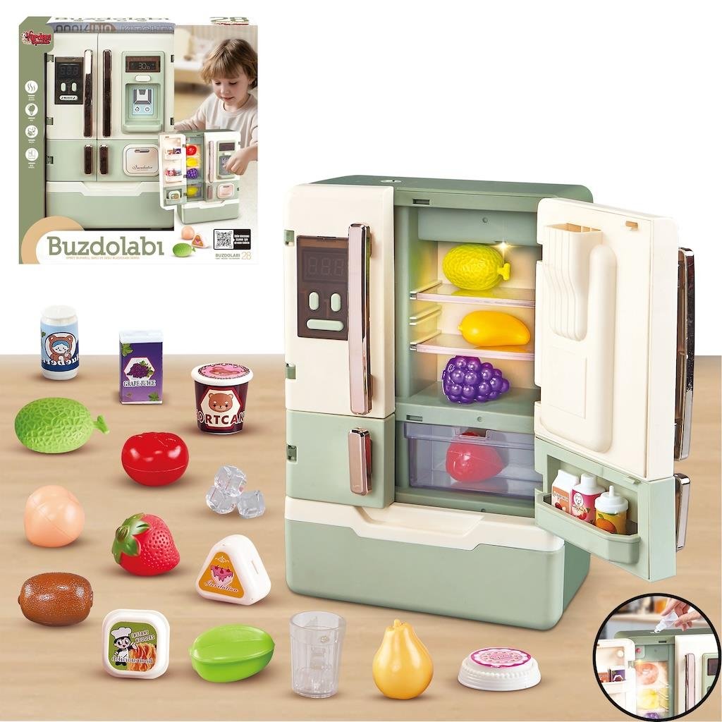 VARDEM ISIKLI VE MUZIKLI BUHAR CIKARAN 28 PARCA AKSESUARLI BUZDOLABI Diğer VRD10650