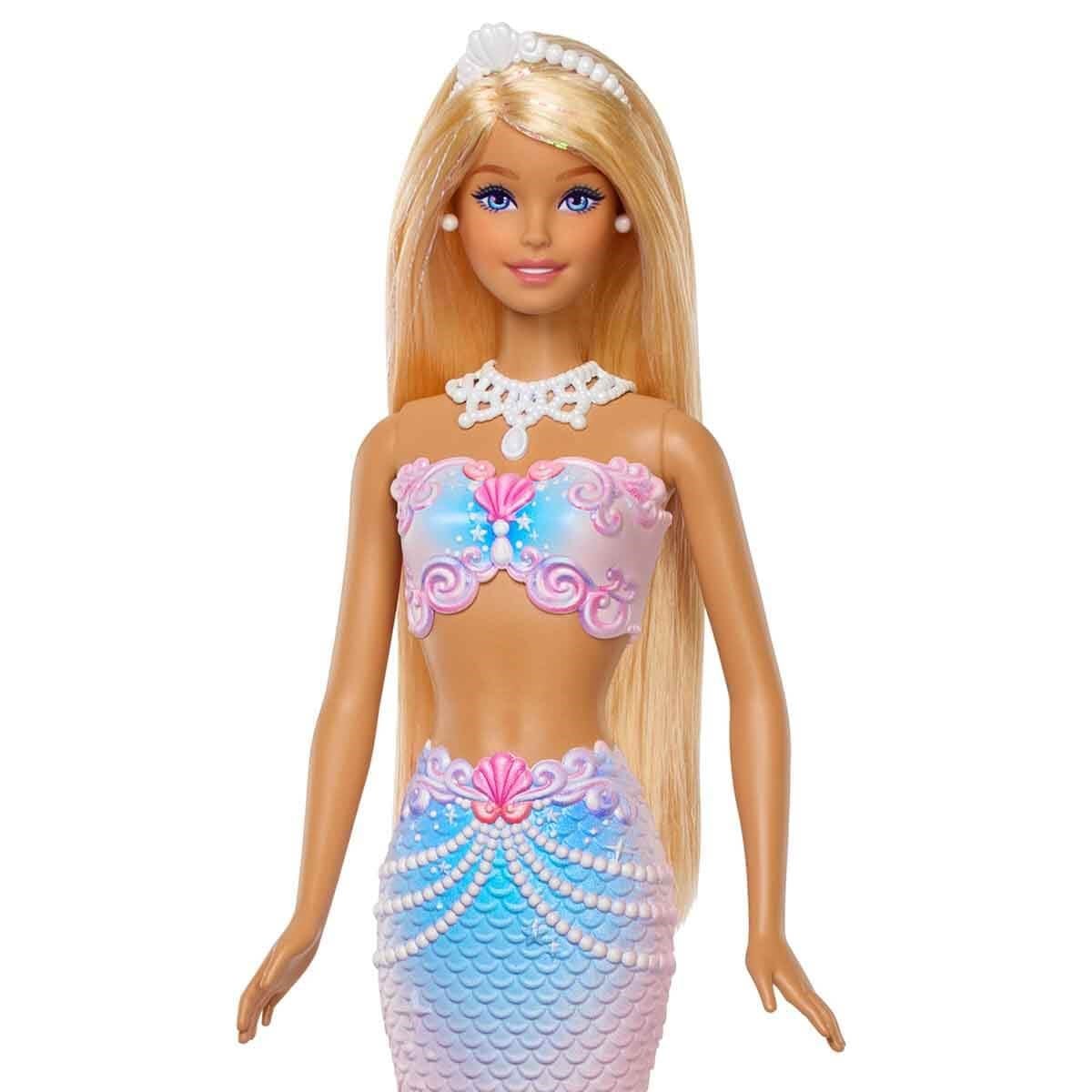 BARBIE BALONCUK ISILTISI DENIZ KIZI BEBEGI JLW56 Diğer JLW56