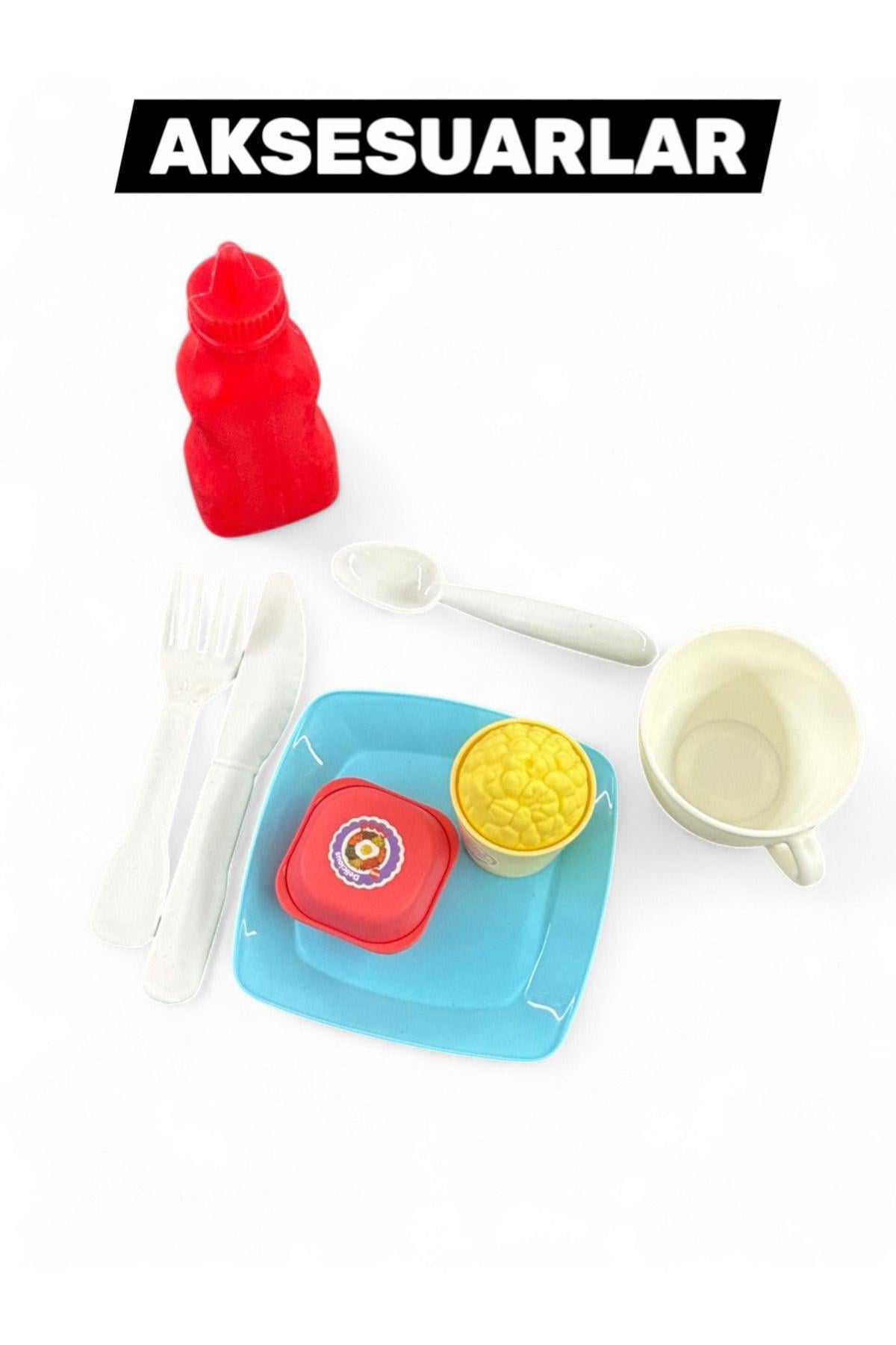 Kutulu Işıklı ve Sesli Pilli Kahve Makinası Mavi Vardem LS820Q39 1